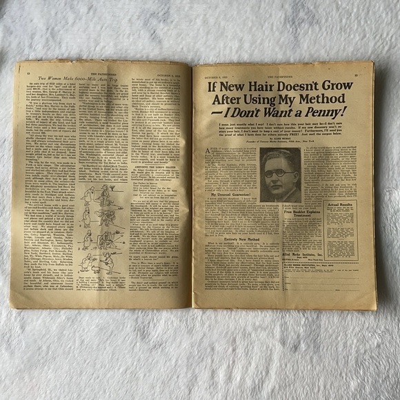 𝅺vintage 100 Year Old Newspaper “The Pathfinder” Newspaper Oct 6, 1923 - Picture 7 of 10